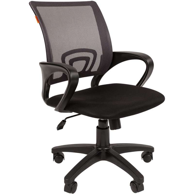 Изображение товара Кресло офисное Chairman 696 серое/черное с механизмом качания