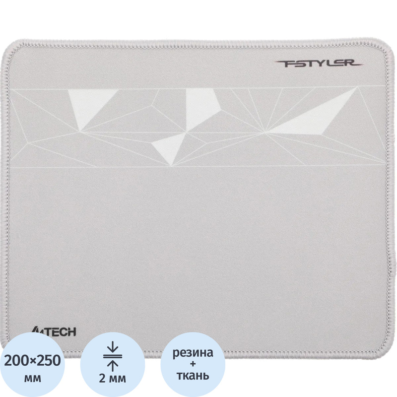 Изображение товара Коврик для мыши A4Tech FStyler FP20 (FP20 SILVER)