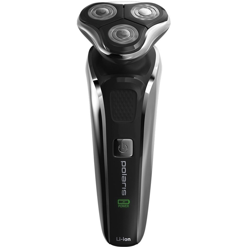 Изображение товара Электрическая бритва Polaris PMR 0307RC wet&dry PRO с 3 головками