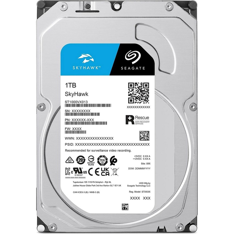 Изображение товара Жесткий диск Seagate SkyHawk 1 ТБ 3.5 SATA для видеонаблюдения