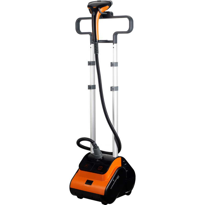 Изображение товара Отпариватель Mie Deluxe черно-оранжевый вертикальный 2600 Вт 85 г/мин