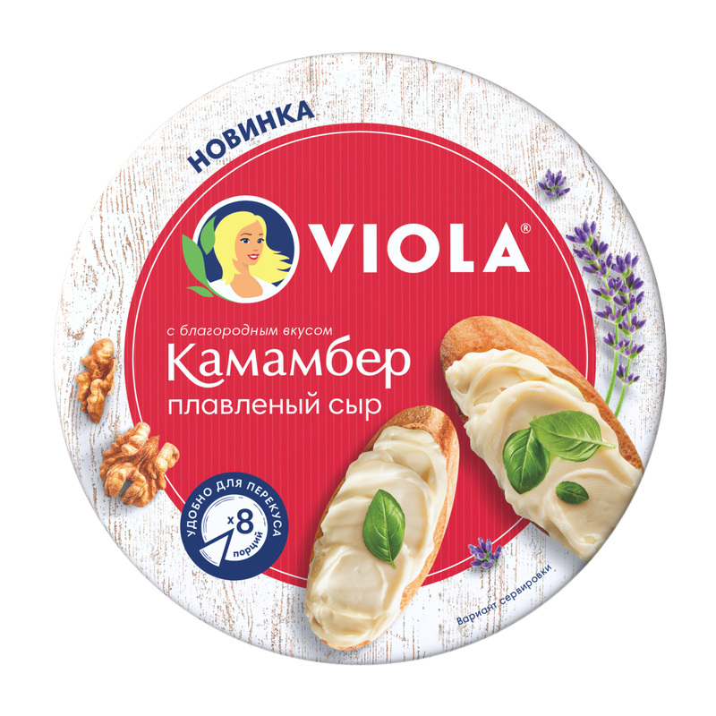Изображение товара Сыр плавленый Viola со вкусом сыра Камамбер 45% 130 г