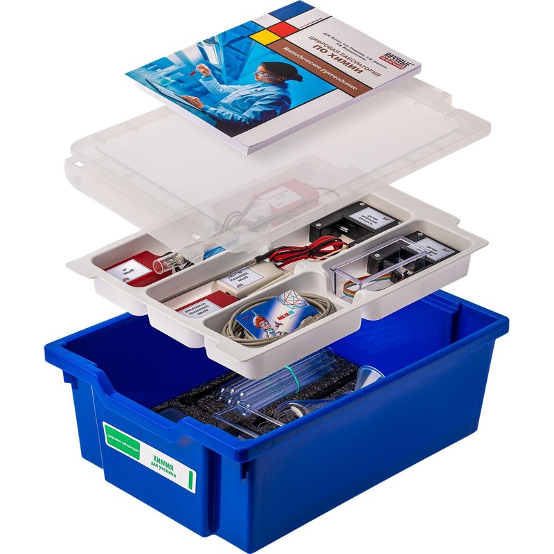 Изображение товара Цифровая лаборатория Научные развлечения 2.15.40 для химии школьное оборудование комплект