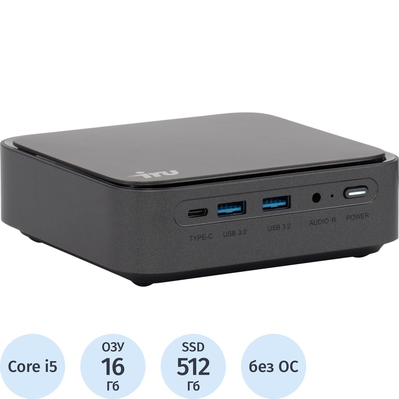 Изображение товара Неттоп iRU 310TLCN Core i5 1135G7 16 ГБ DDR4 SSD 512 ГБ без ОС
