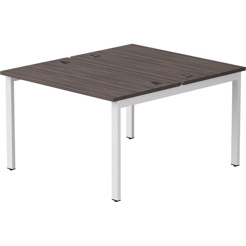 Изображение товара Рабочая станция EVO 254S018DK9003 двухместная дуб пасадена белая офисная мебель