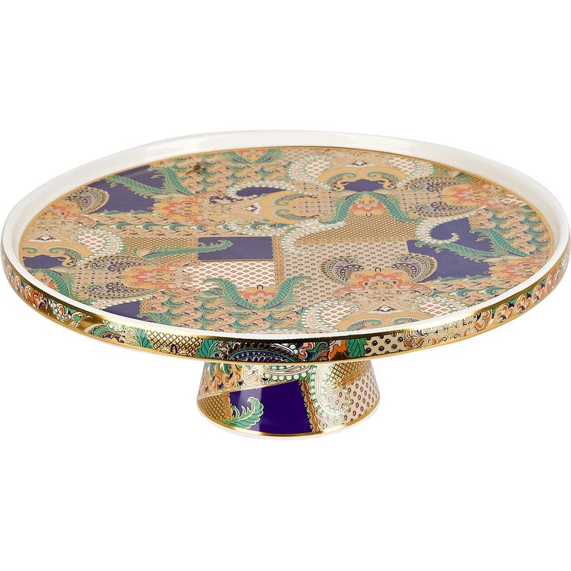 Изображение товара Тортовница на ножке Nouvelle Home Saphir фарфор 10 см