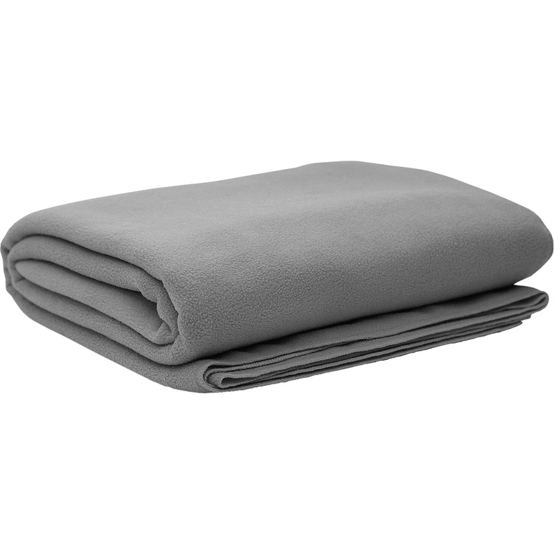 Изображение товара Плед флис 130x150 см светло-серый (10 штук в упаковке)