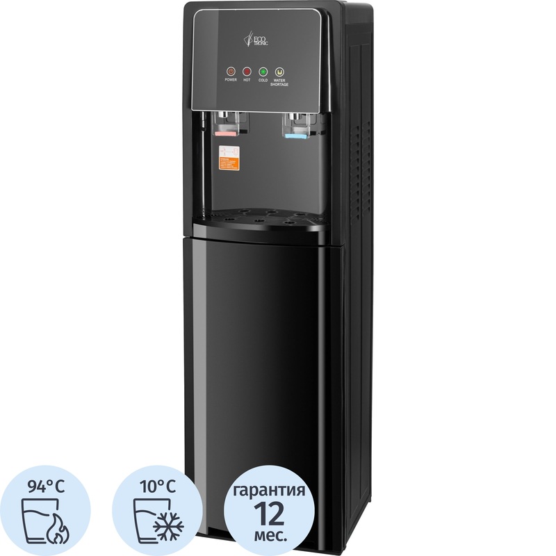 Изображение товара Кулер для воды Ecotronic A5-LXE черный с нагревом и охлаждением