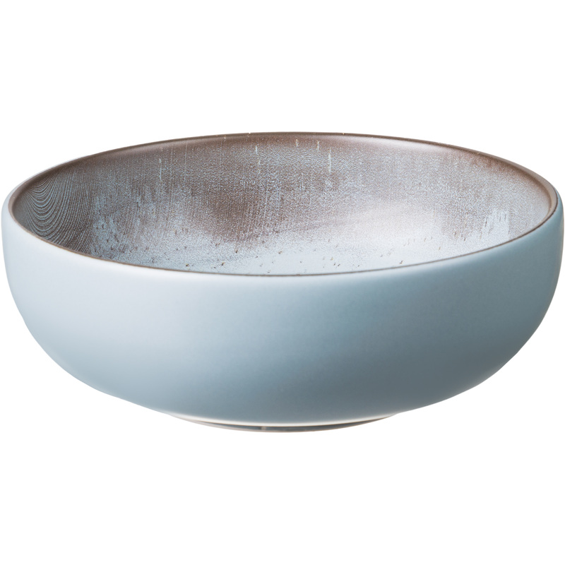 Изображение товара Салатник керамический Oxford FLAT Shape PACIFICO 16 см 600 мл мятно-голубой, синий