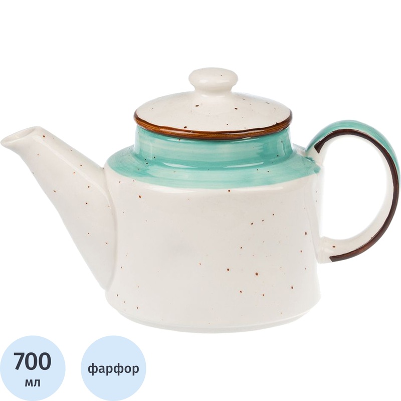 Изображение товара Чайник заварочный фарфоровый P.L. Proff Cuisine Ocean Fusion 700 мл