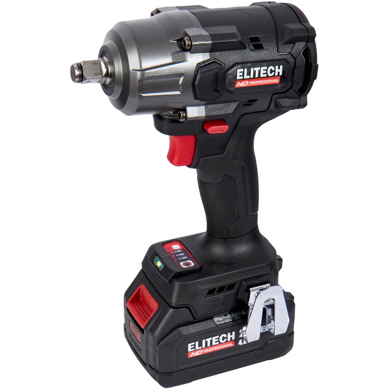 Изображение товара Аккумуляторный гайковёрт Elitech HD CW 2009SL 20В 850Нм профессиональный