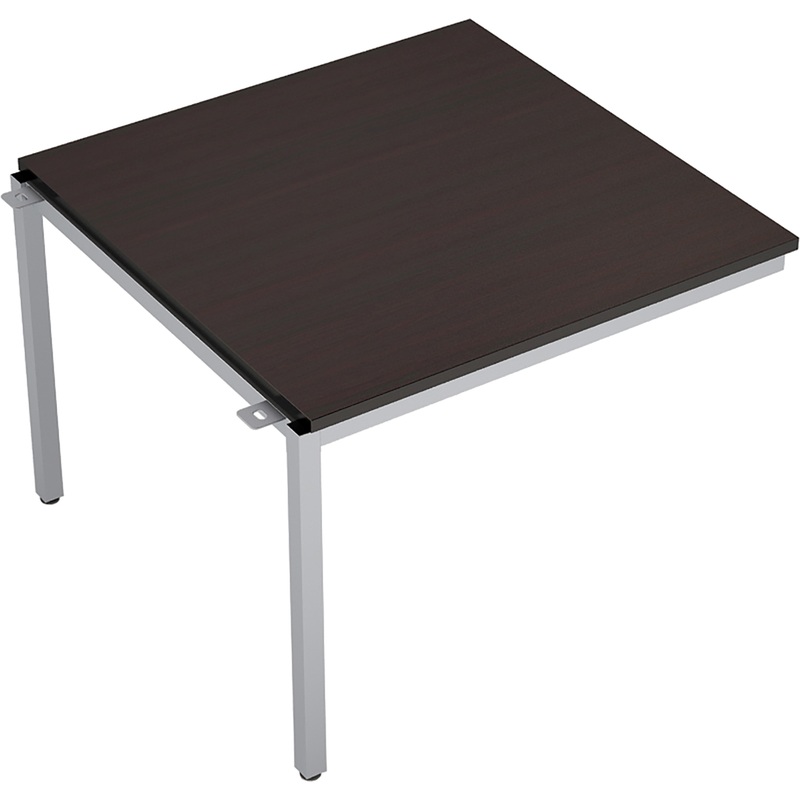 Изображение товара Элемент стола для переговоров Avance 6МПС.001 венге/алюминий матовый 1000х1000х750 мм