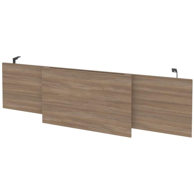 Изображение товара Царга стола руководителя Onix Direct O.M-CSR-5 дуб аризона/антрацит 1540x54x450 мм