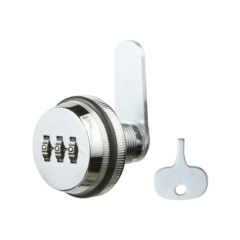 Изображение товара Замок мебельный Стандарт ЗМК 090 врезной хромированный