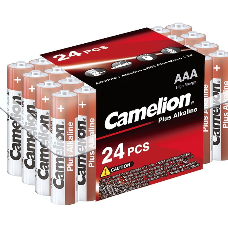 Изображение товара Батарейка ААА мизинчиковая Camelion Plus Alkaline 24 штуки