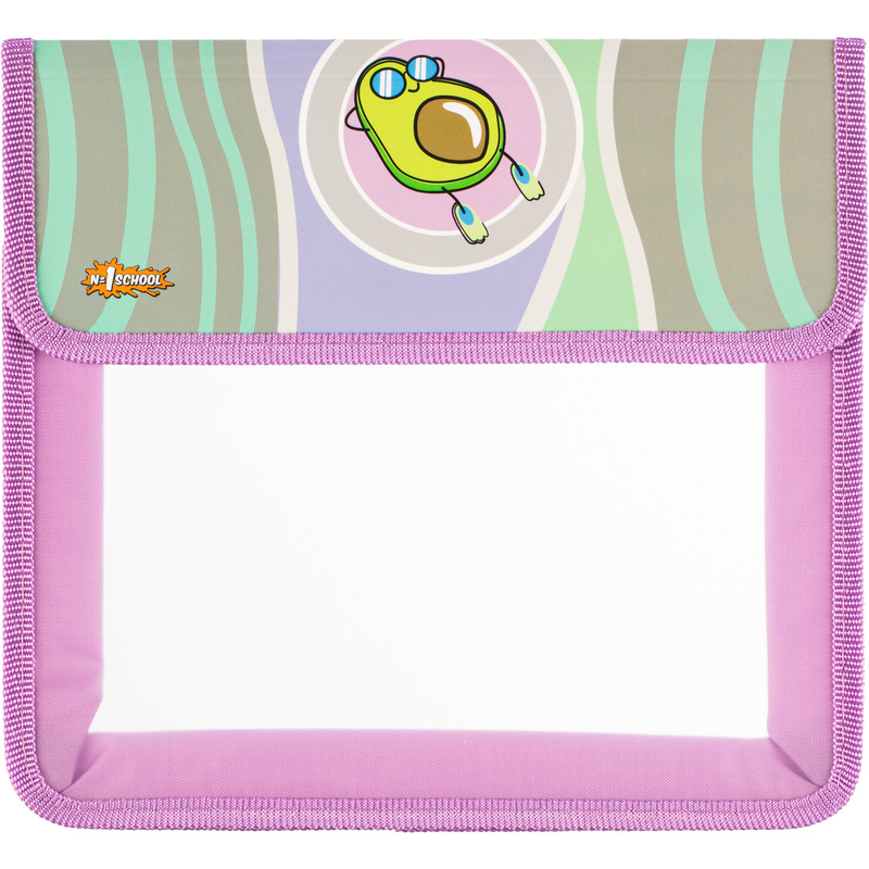 Изображение товара Папка для тетрадей А5 с липучкой и дизайном авокадо Комус Класс