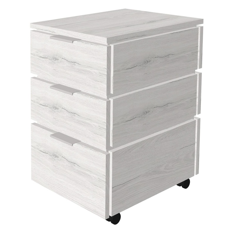 Изображение товара Тумба подкатная Time.S Ts-31 дуб эльза 3 ящика мебель для хранения