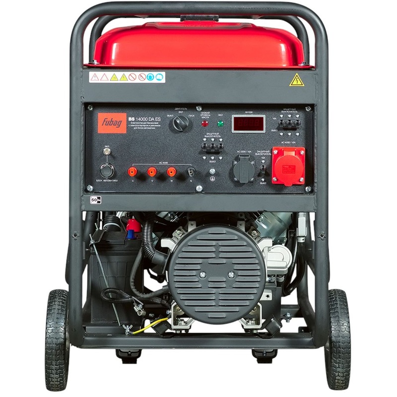 Изображение товара Бензиновый генератор Fubag BS 14000 DA ES 15 кВт 3-фазы электронный AVR