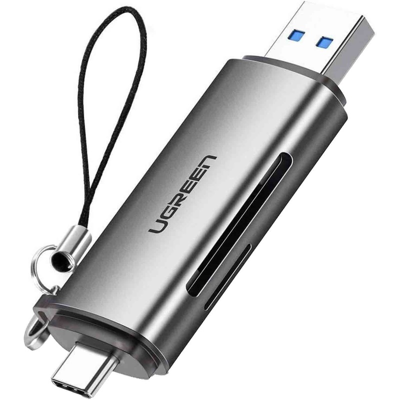 Изображение товара Картридер UGREEN 50706 USB 3.0 Type-C microSD SD карта