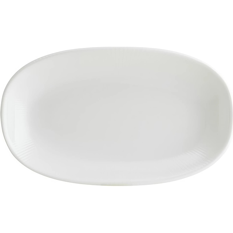 Изображение товара Блюдо для подачи фарфоровое Bonna Ирис Белый 15x8.5 см