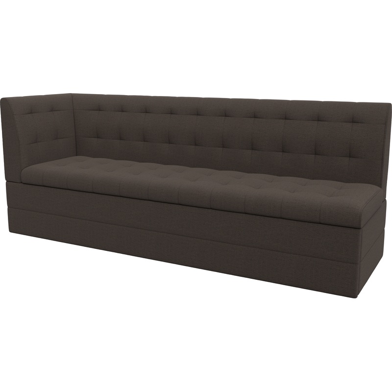 Изображение товара Диван-кровать угловой Комфорт Бриз левый коричневый ткань