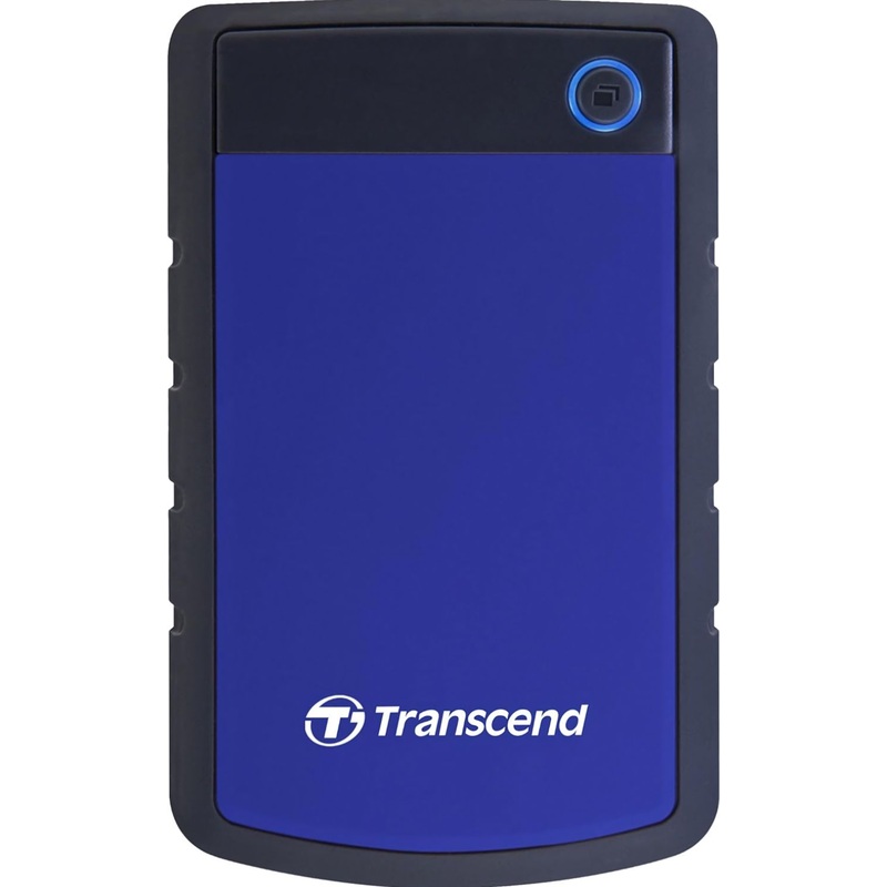 Изображение товара Внешний жесткий диск Transcend StoreJet 25H3 1 ТБ USB 3.0 синего цвета
