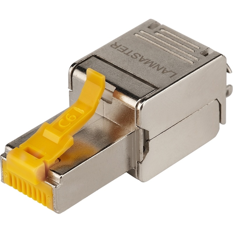 Изображение товара Коннектор Lanmaster LAN-TMP-S6 RJ-45 Cat 6 белый