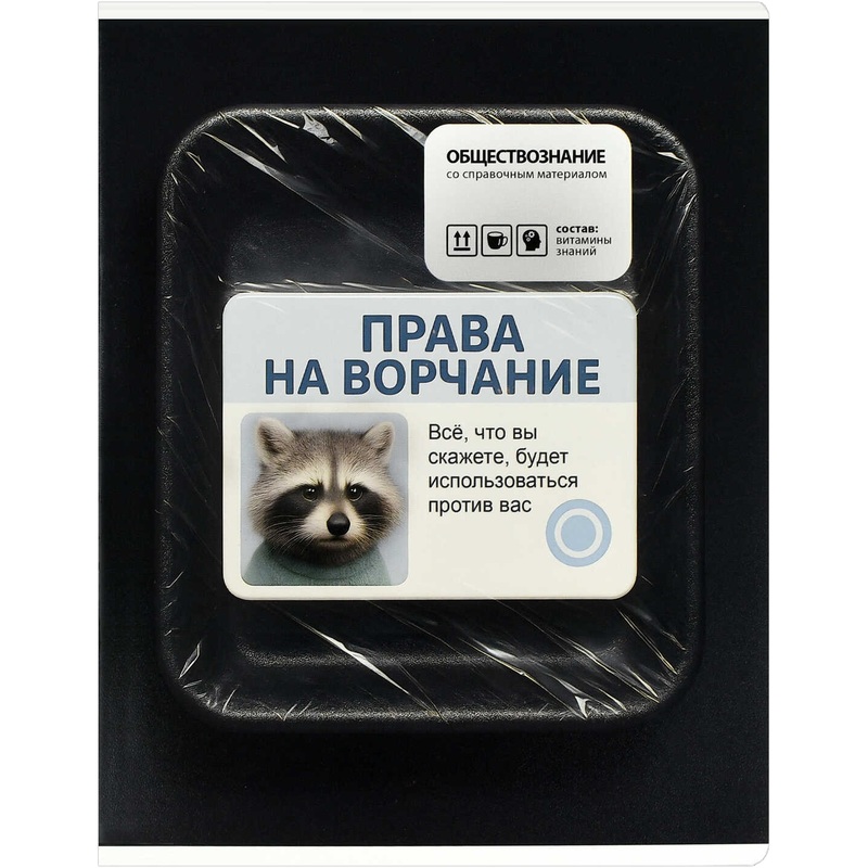 Изображение товара Тетрадь Феникс+ Фразы с характером А5+ 48 листов в клетку TWIN лак