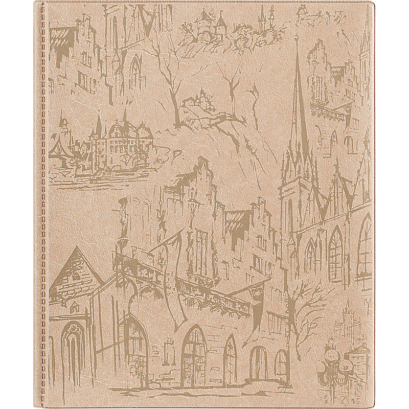 Изображение товара Визитница настольная Комус на 256 визиток бежевого цвета