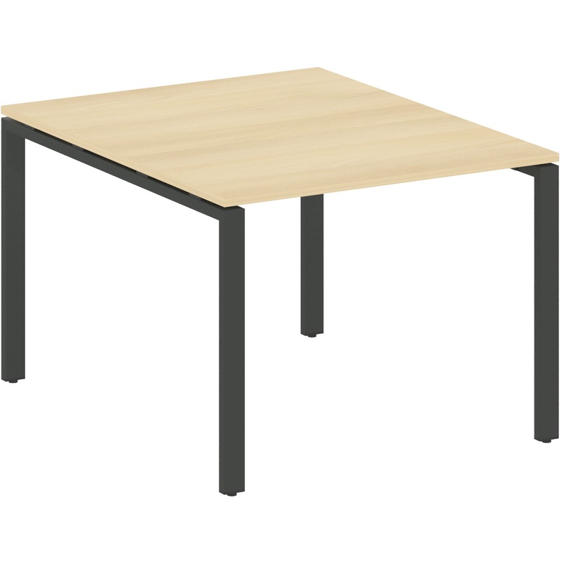 Изображение товара Стол для переговоров Metal System Style БП.ПРГ-1.1 - акация лорка/антрацит