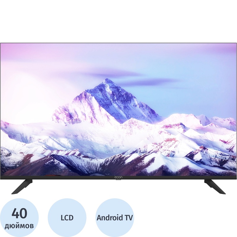 Изображение товара Телевизор Econ 40" Full HD Smart Android TV с Wi-Fi и HDMI Изображение товара Телевизор Econ 40" Full HD Smart Android TV с Wi-Fi и HDMI