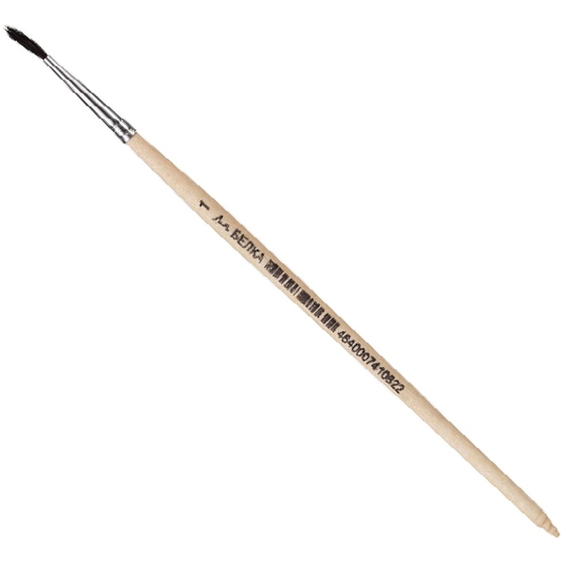 Изображение товара Кисть Комус Класс (№1 School) круглая белка №1