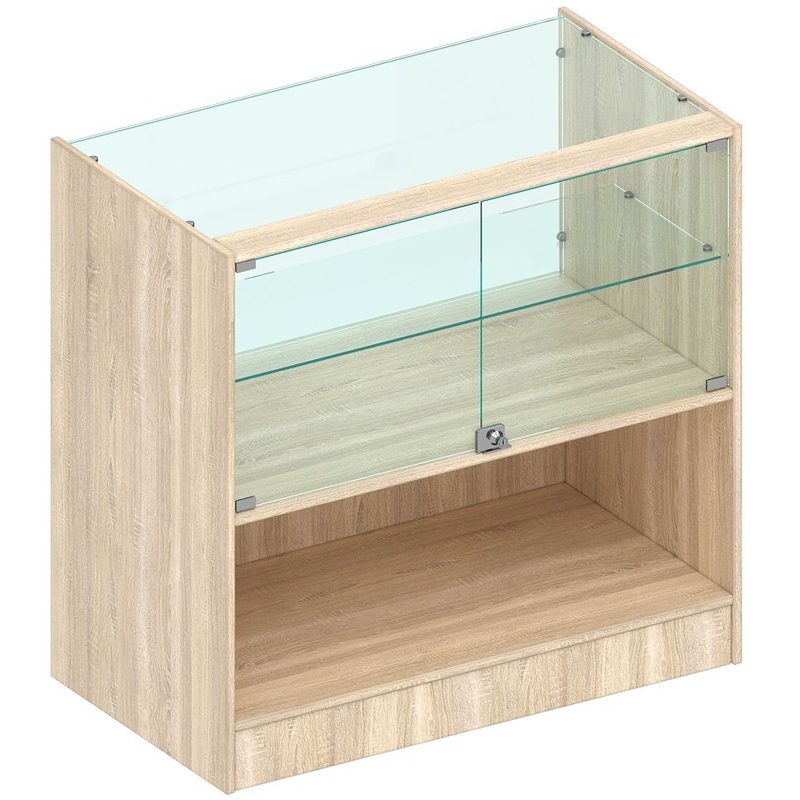 Изображение товара Прилавок Недым №4 из дуба сонома, торговое оборудование 1000х450х850 мм