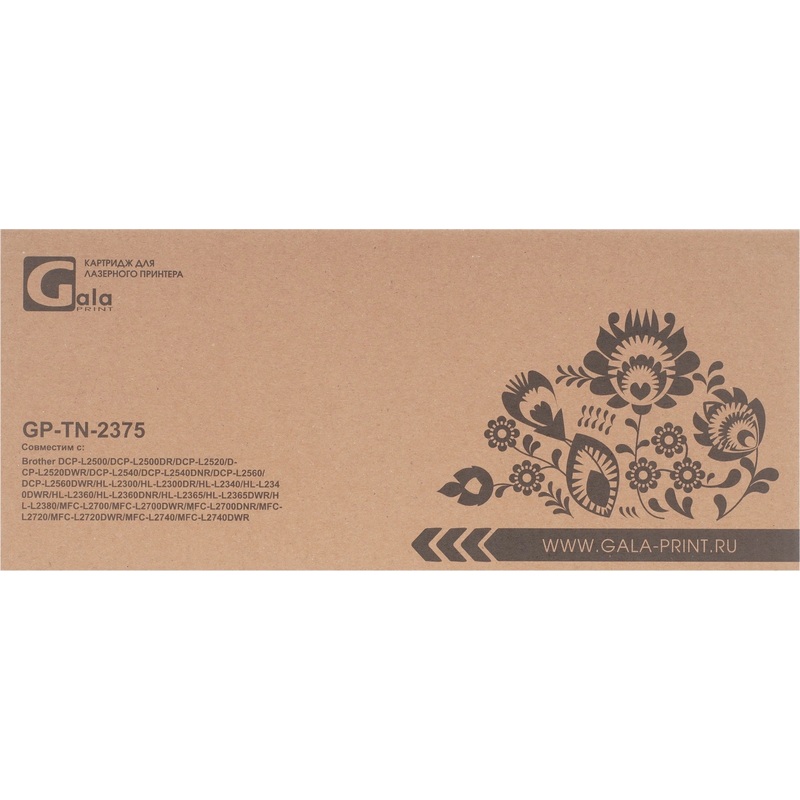 Изображение товара Картридж лазерный GalaPrint TN-2375 GP_TN-2375 для Brother чёрный совместимый