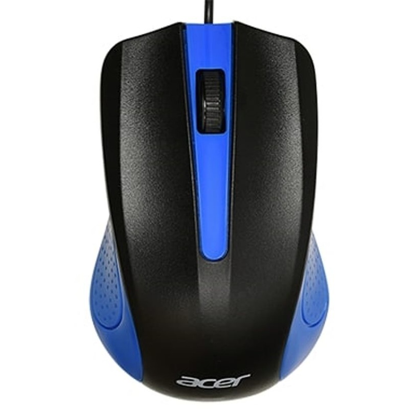 Изображение товара Мышь проводная Acer OMW011 черно-синяя оптическая USB