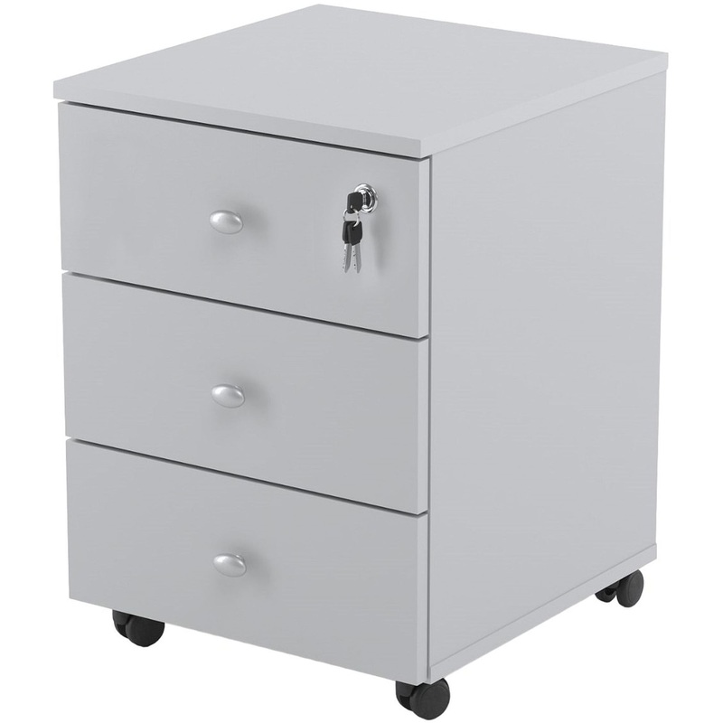 Изображение товара Тумба подкатная Easy Standard серый 3 ящика 400x420x563 мм