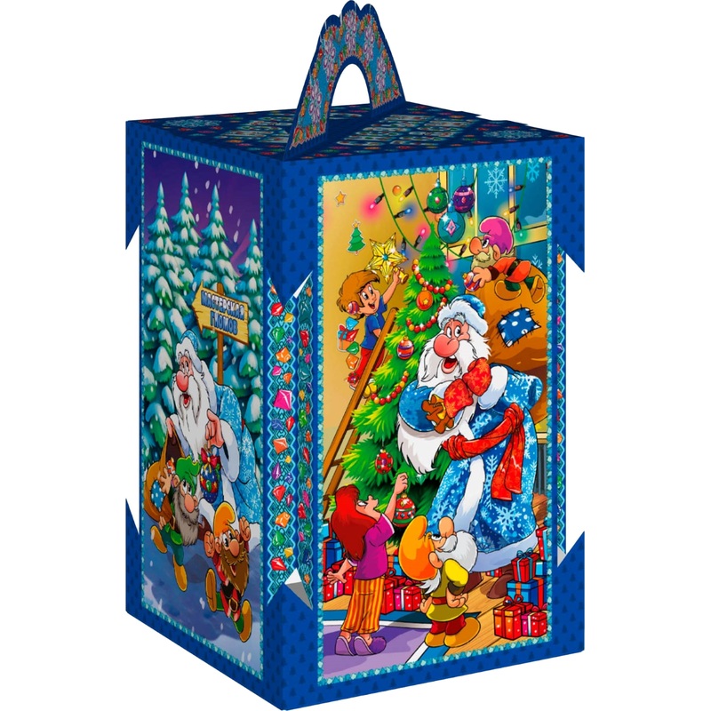 Изображение товара Новогодний сладкий подарок Азбука Праздника 700 г - набор конфет и сладостей