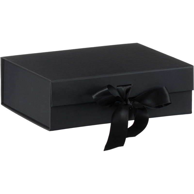 Изображение товара Подарочная коробка Rusetti S чёрная 24x18x7.8 см для подарков