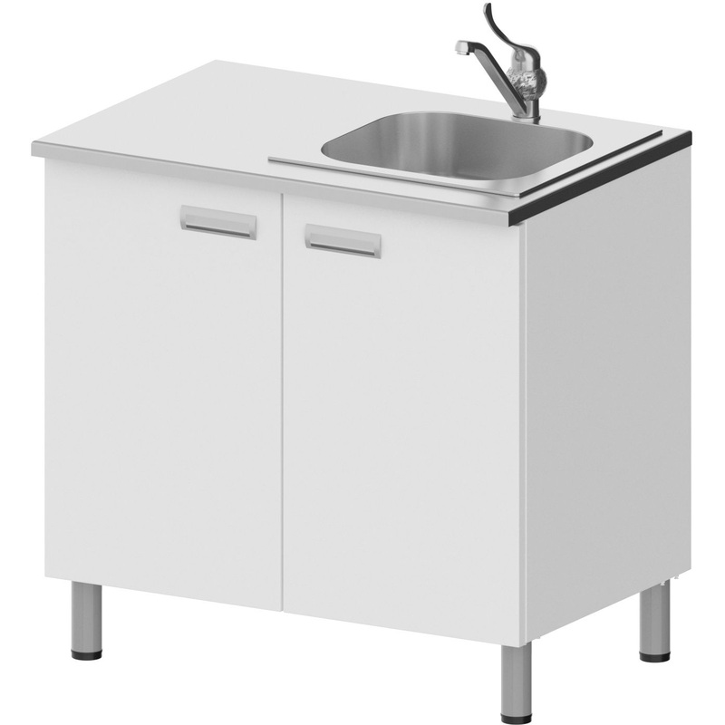 Изображение товара Стол лабораторный НУМЛ-МСК/СЛ-03-217 (белый, 900х600х900 мм)