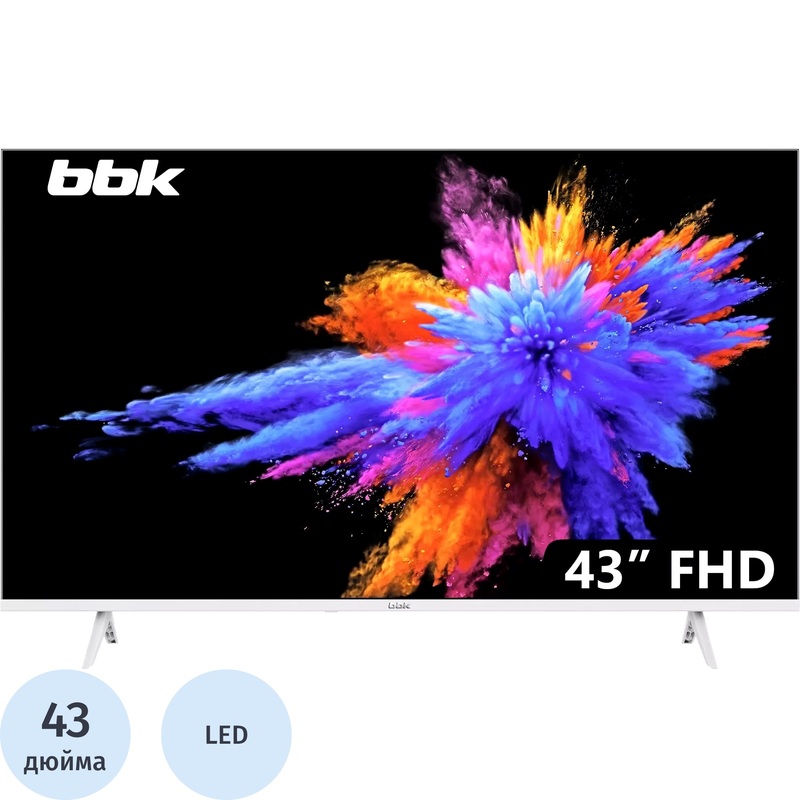Изображение товара Телевизор 43" BBK 43LEM-1054/FTS2C Full HD Изображение товара Телевизор 43" BBK 43LEM-1054/FTS2C Full HD
