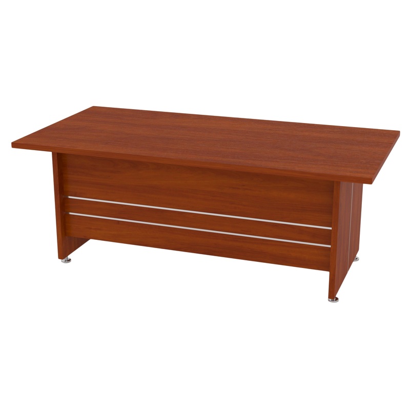 Изображение товара Стол руководителя письменный Комус Мебель Сатурн-Д яблоня 1600x800x764 мм