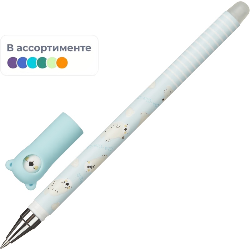 Изображение товара Гелевая ручка со стираемыми чернилами M&G Summer Cha Cha Cha синяя 0.35мм