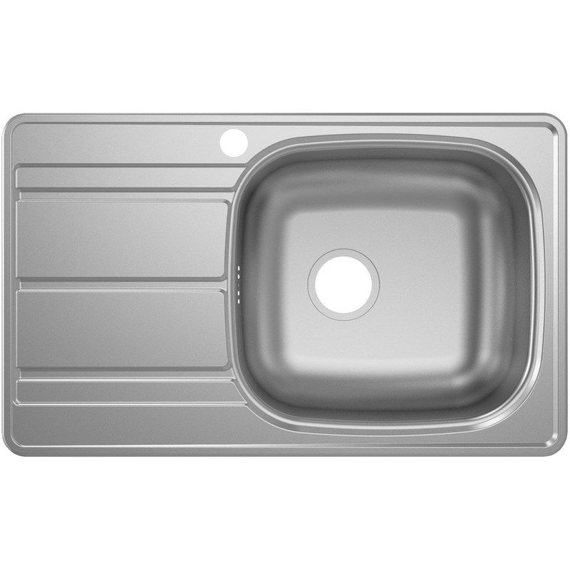 Изображение товара Мойка врезная Ukinox Спектр SPM788.480-GT6K серого цвета