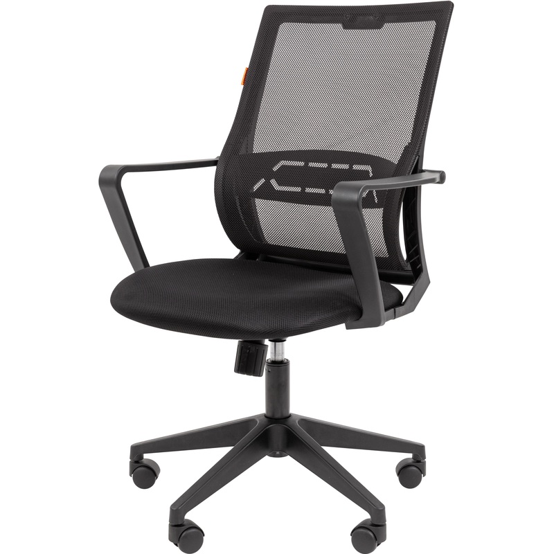 Изображение товара Кресло для руководителя Chairman 545 Б/П чёрное (сетка/ткань, пластик)