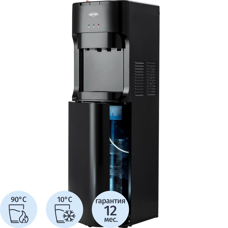 Изображение товара Кулер для воды Vatten L45NE черный нагрев и охлаждение