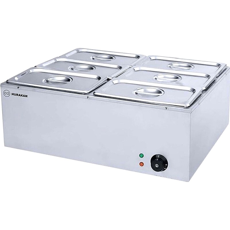 Изображение товара Мармит Hurakan HKN-BM6 водяной для вторых блюд 6 гастроемкостей