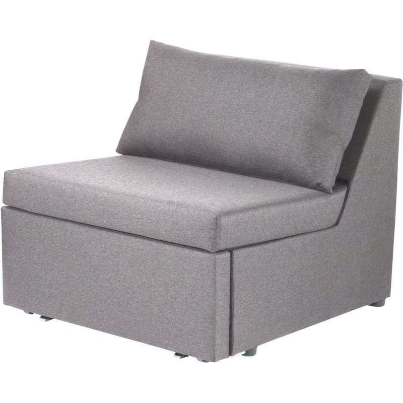 Изображение товара Кресло-кровать Рестен РС-2 серое ткань компактное и удобное