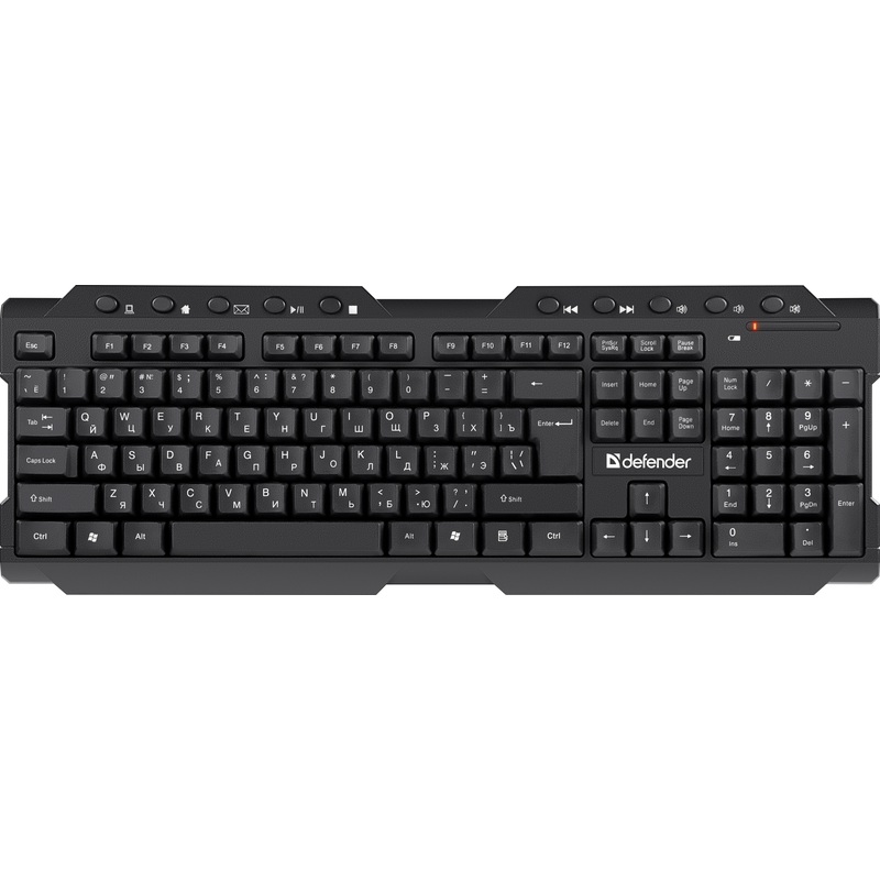 Изображение товара Беспроводная мембранная клавиатура Defender Element HB-195 с USB радиоканалом
