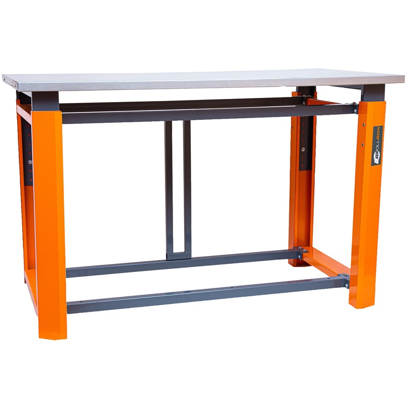 Изображение товара Верстак КМК Toollbox ТВР1800 с регулируемой высотой и стальной столешницей