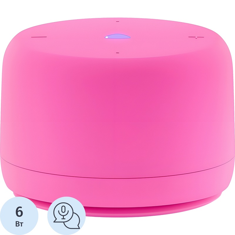 Изображение товара Умная колонка Яндекс Станция Лайт 2 розовая с голосовым управлением